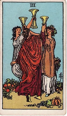 Kupa Üçlüsü Tarot Kartı