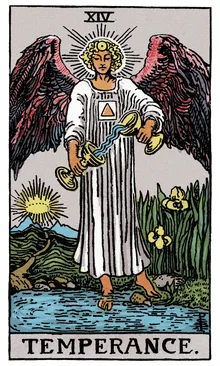 XIV. Denge Tarot Kartı