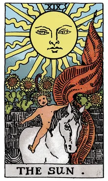XIX. Güneş Tarot Kartı