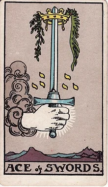 Kılıç Ası Tarot Kartı