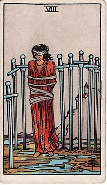 Kılıç Sekizlisi Tarot Kartı