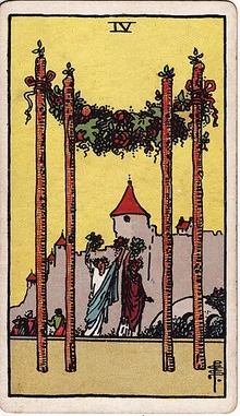 Değnek Dörtlüsü Tarot Kartı