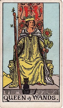 Değnek Kraliçesi Tarot Kartı